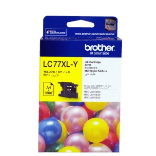 Brother LC77XL Super High Yield Yellow Ink Cartridge